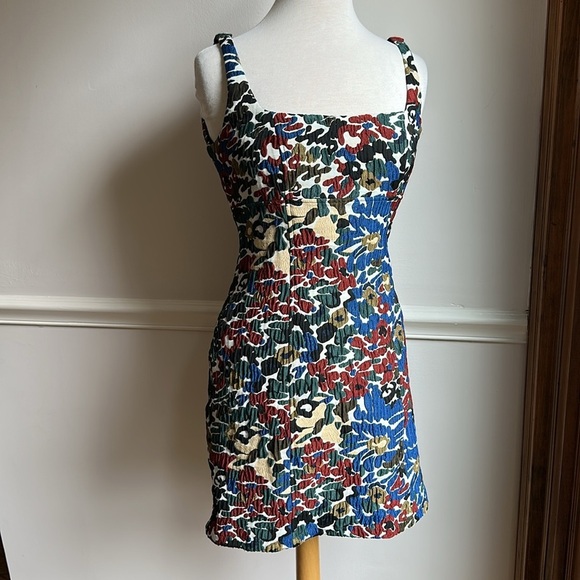 Maeve Anthropologie Floral Jaquard
Multicolor Sleeveless Dress Size 2 EUC - Picture 4 of 10
